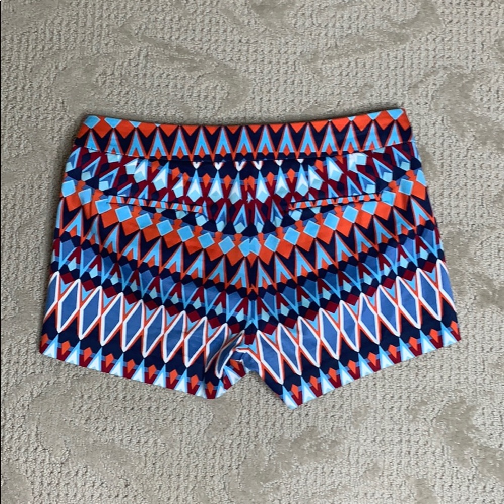J. Crew Bright Tribal Print Inspired Shorts